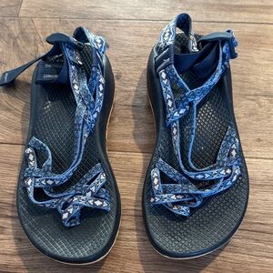 Chaco Women's Sandals in Blue and Black